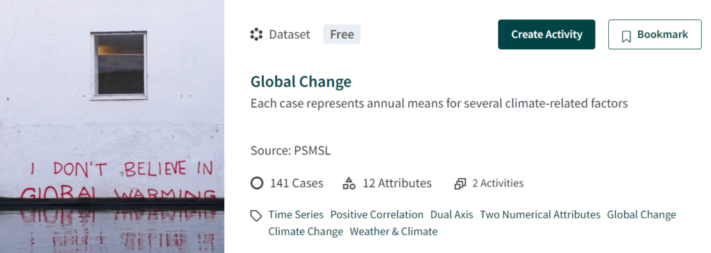 Global Change Dataset Image
